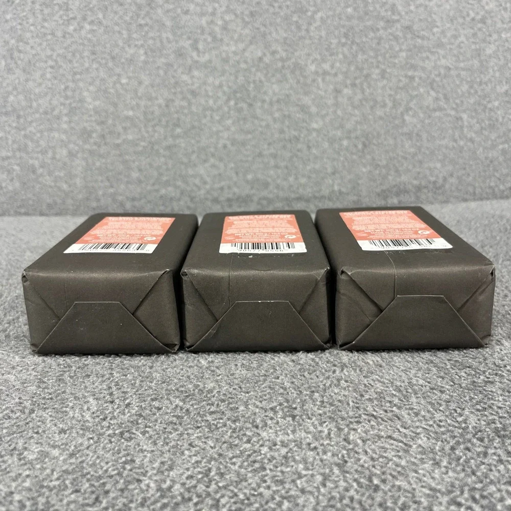 3x Castelbel Soap Bar Men Bourbon Cedarwood Triple Milled Limited Edition 10 oz